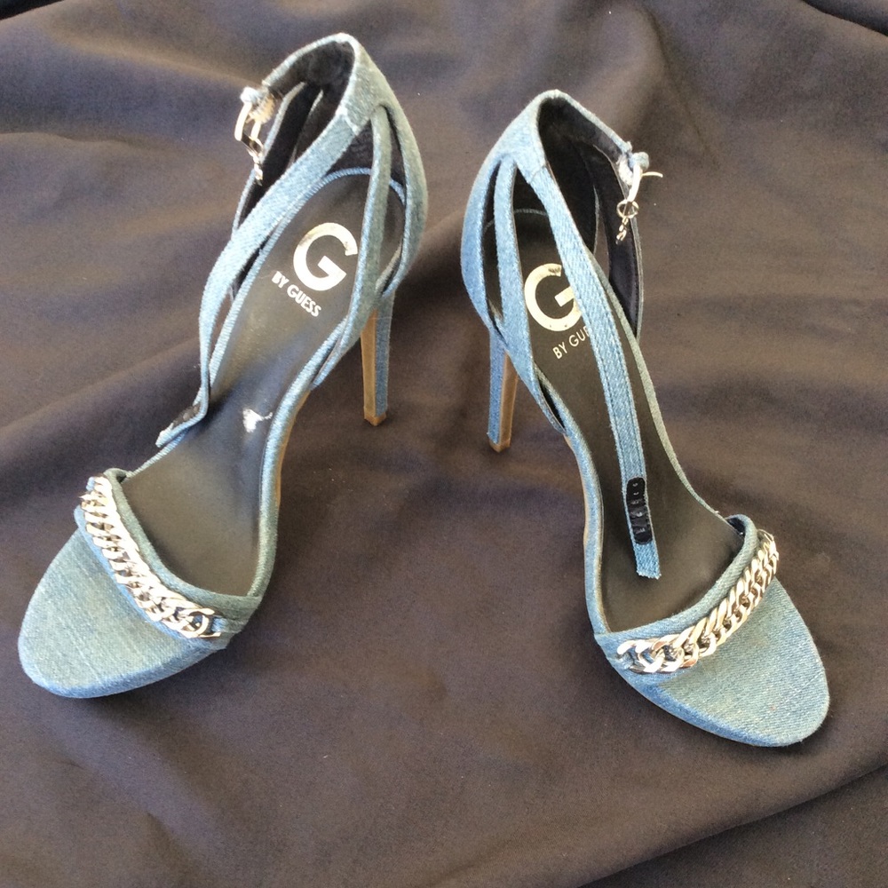 Guess Blue Jean Heels
